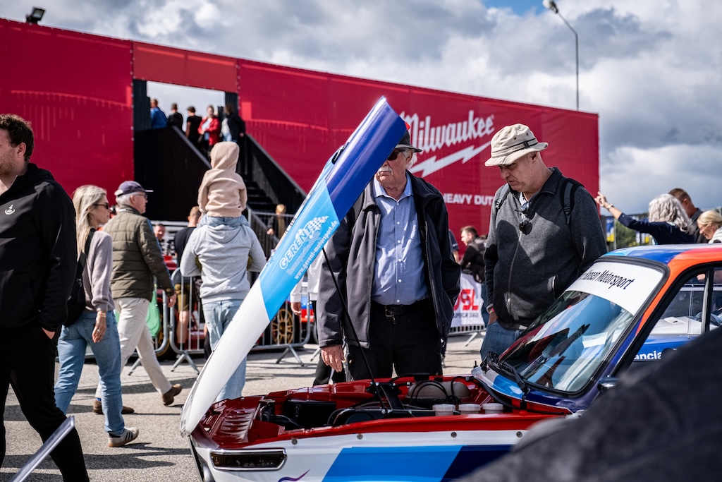 I ryttergården blev banens 60-årsjubilæum markeret med forskellige historiske udstillinger.
(Foto: Grippo)